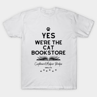 YES We're the Cat Bookstore T-Shirt